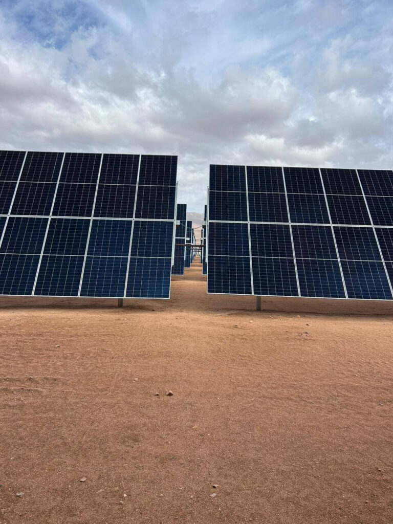 Limpieza de Paneles Solares Bifaciales — Parque La Cruz Solar
